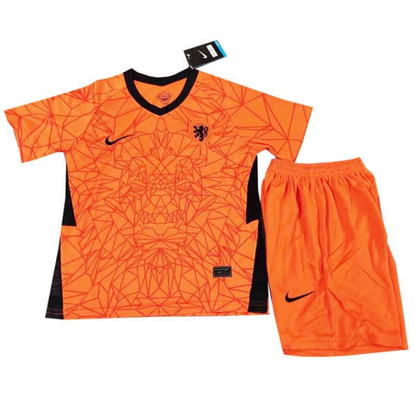Maillot Football Pays Bas Domicile Enfant 2020 Orange
